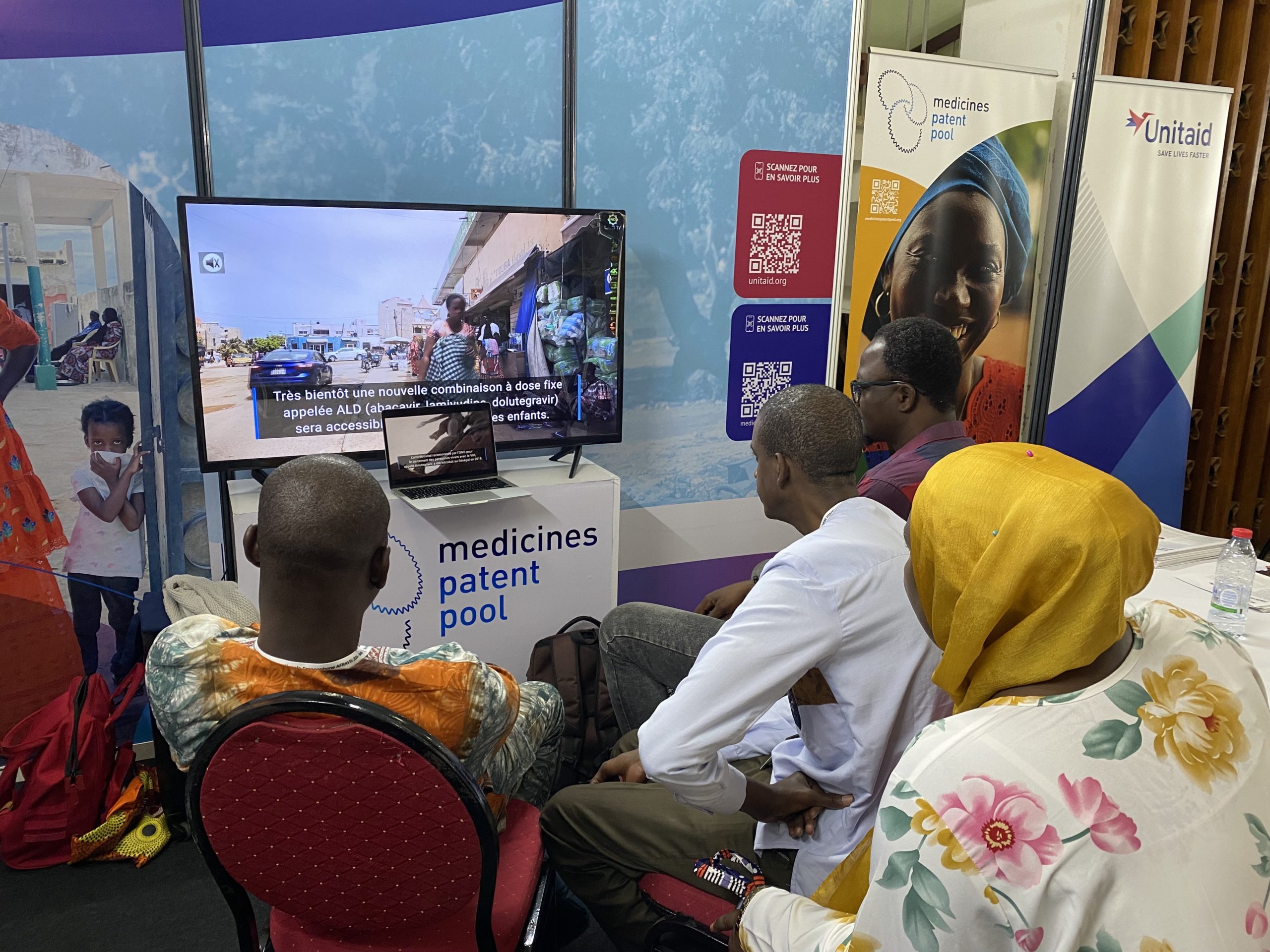 <p>MPP-Unitaid Booth at AFRAVIH</p>
